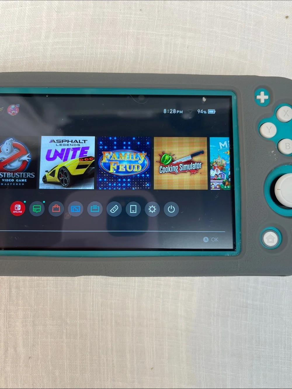 Nintendo Switch Lite Handheld Console w/ Subnautica, Case & Charger Bundle - Picture 3 of 16